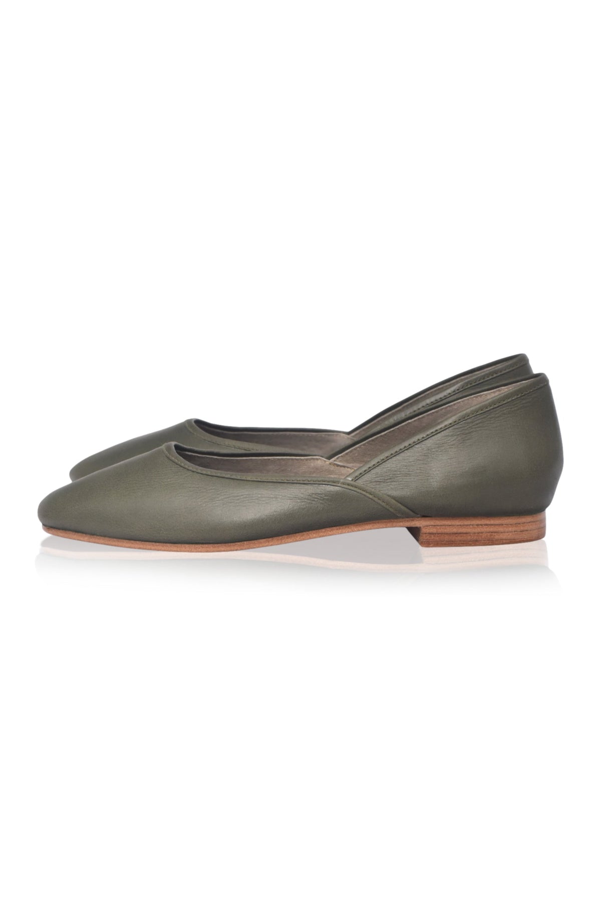Amore Square Toe Ballet Flats (Sz. 8.5 & 10)-4
