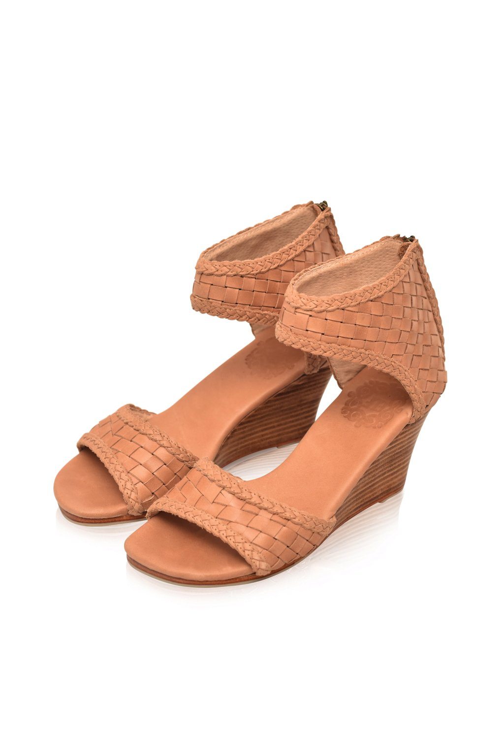 Athena Woven Wedge Sandals-2