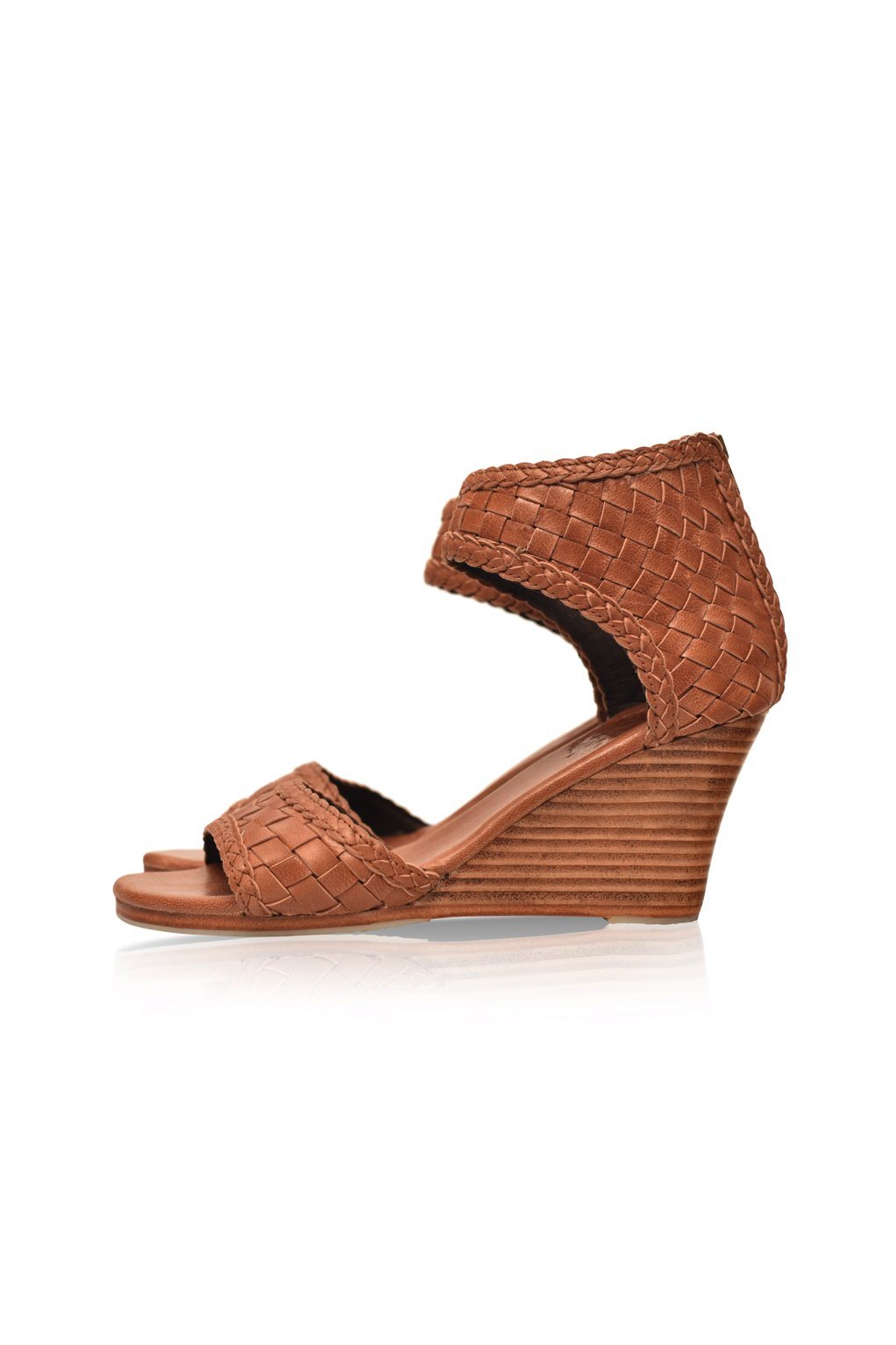 Athena Woven Wedge Sandals-7