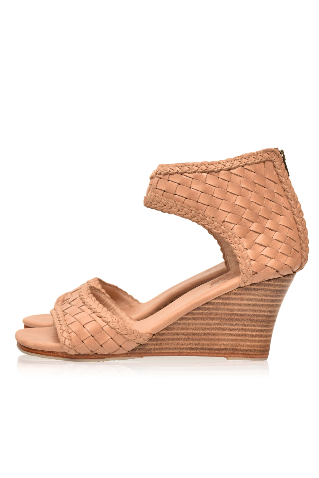 Athena Woven Wedge Sandals-3