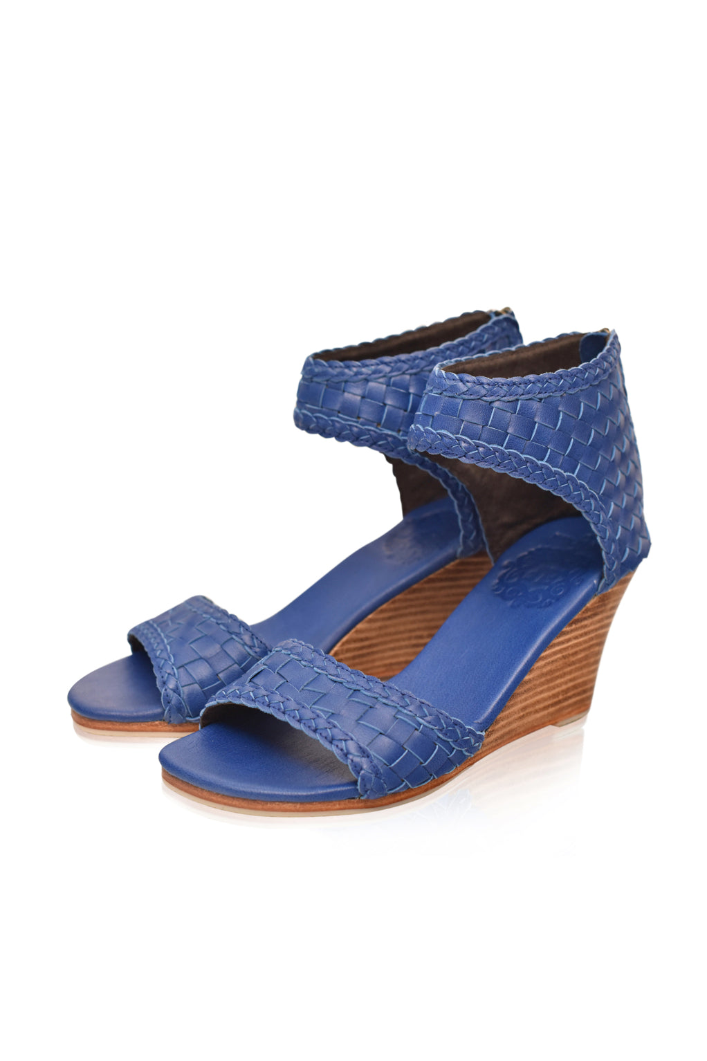 Athena Woven Wedge Sandals-2