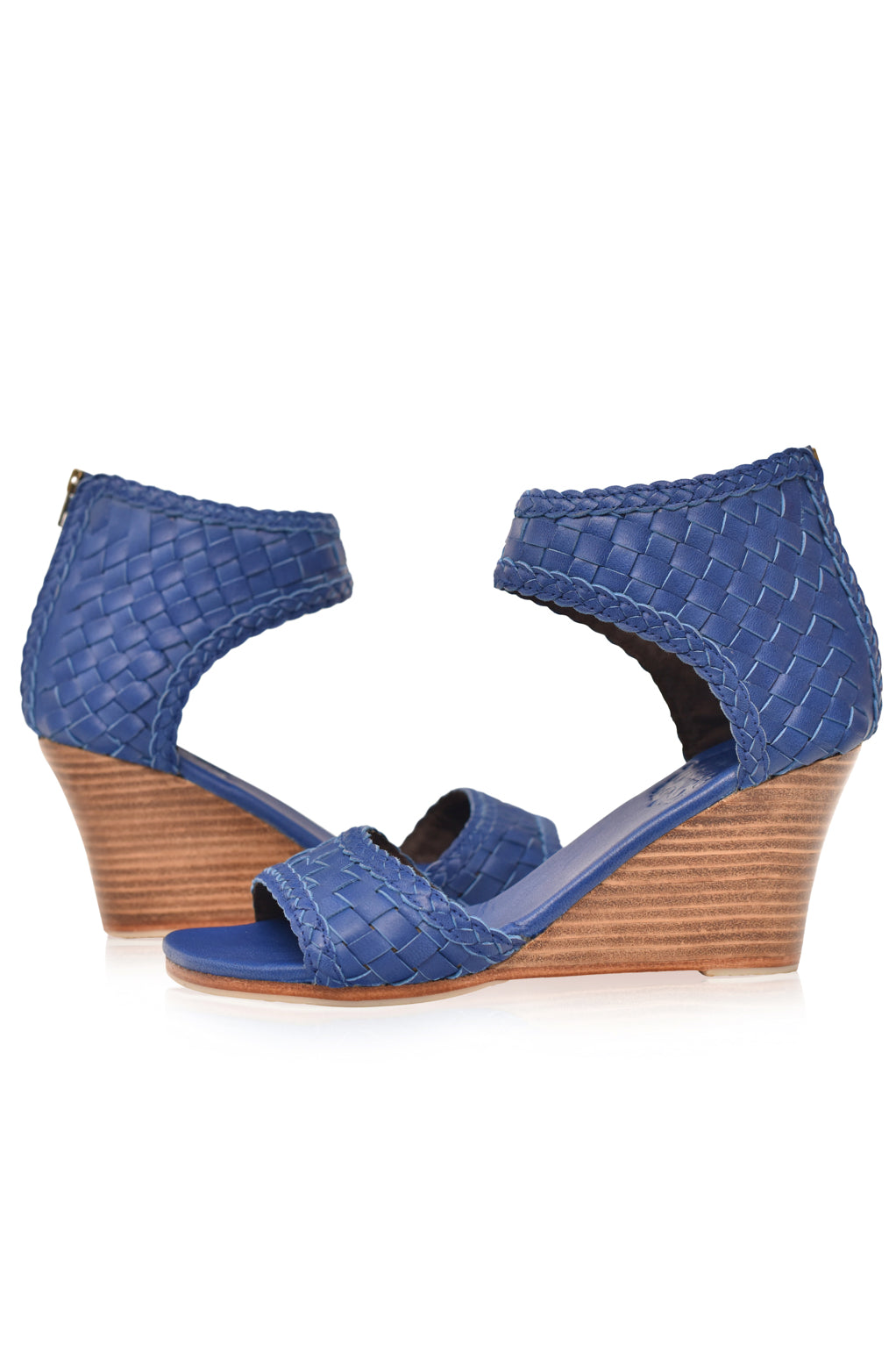 Athena Woven Wedge Sandals-3
