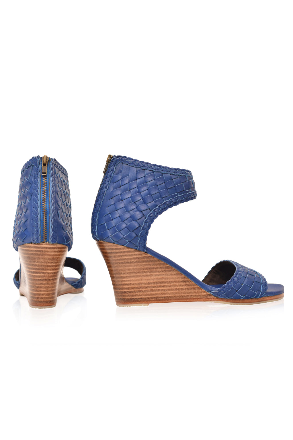 Athena Woven Wedge Sandals-4