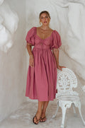 Atrani Puff Sleeve Dress-0