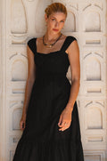 Augusta  Midi Linen Dress-0