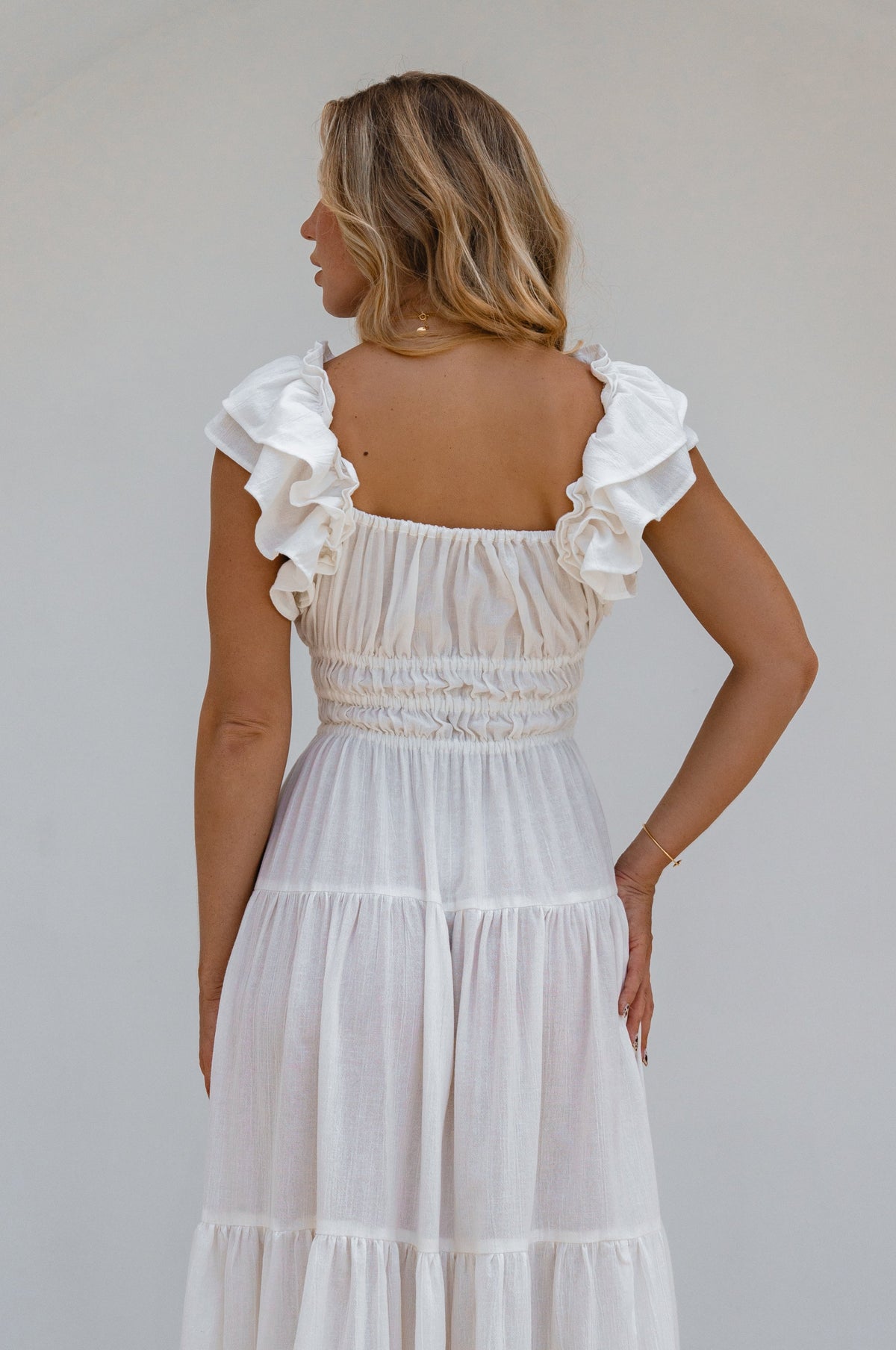 Aura Ruffled Maxi Dress-3