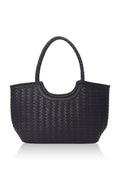 Bellagio Woven Leather Tote Bag-1