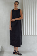 Beloved Cara Slip on Cotton Maxi Dress (Sale)-0