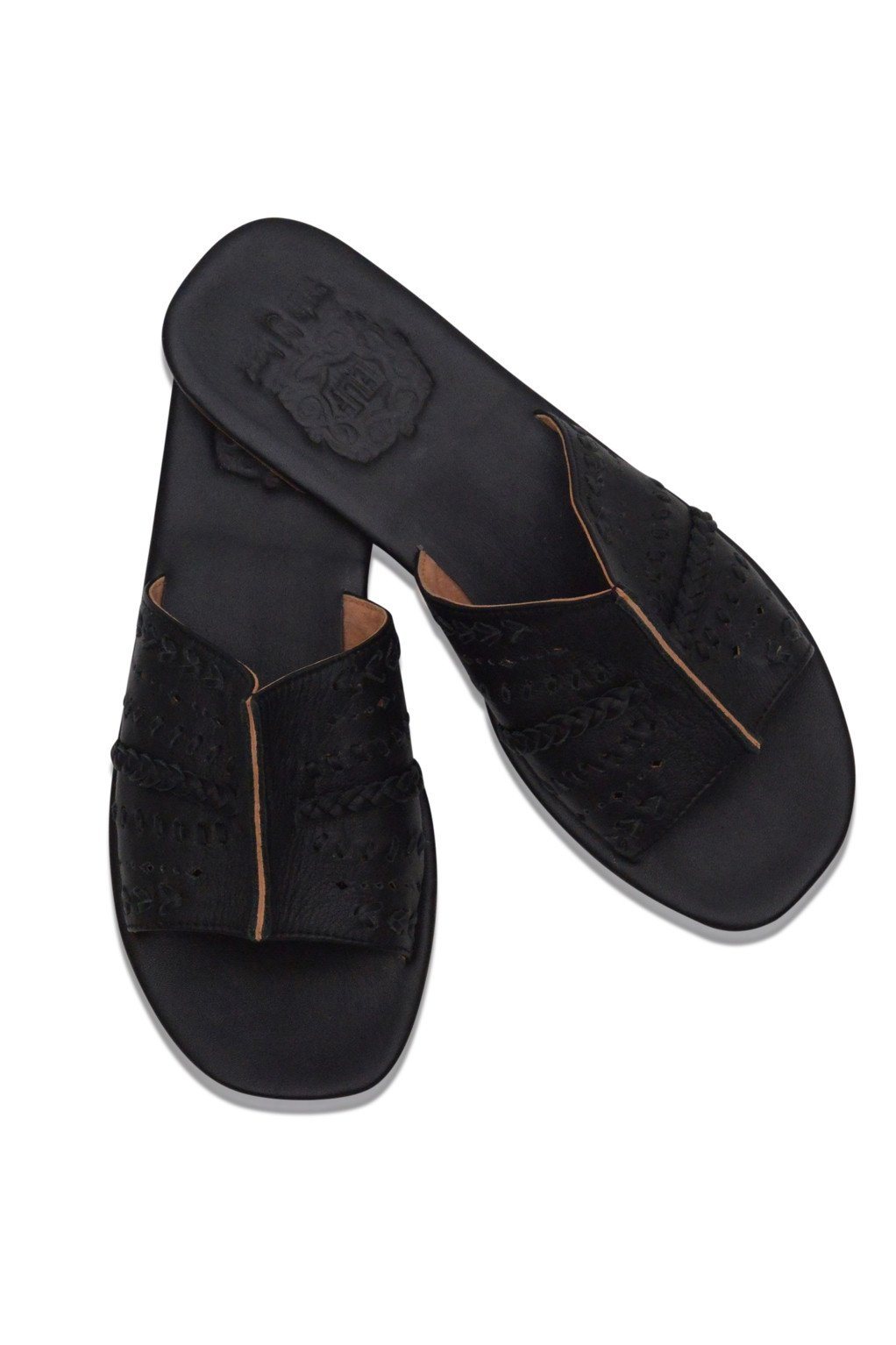 Dolce Vita Leather Slide Sandals-1
