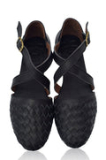 Riviera Woven Leather Flats-1