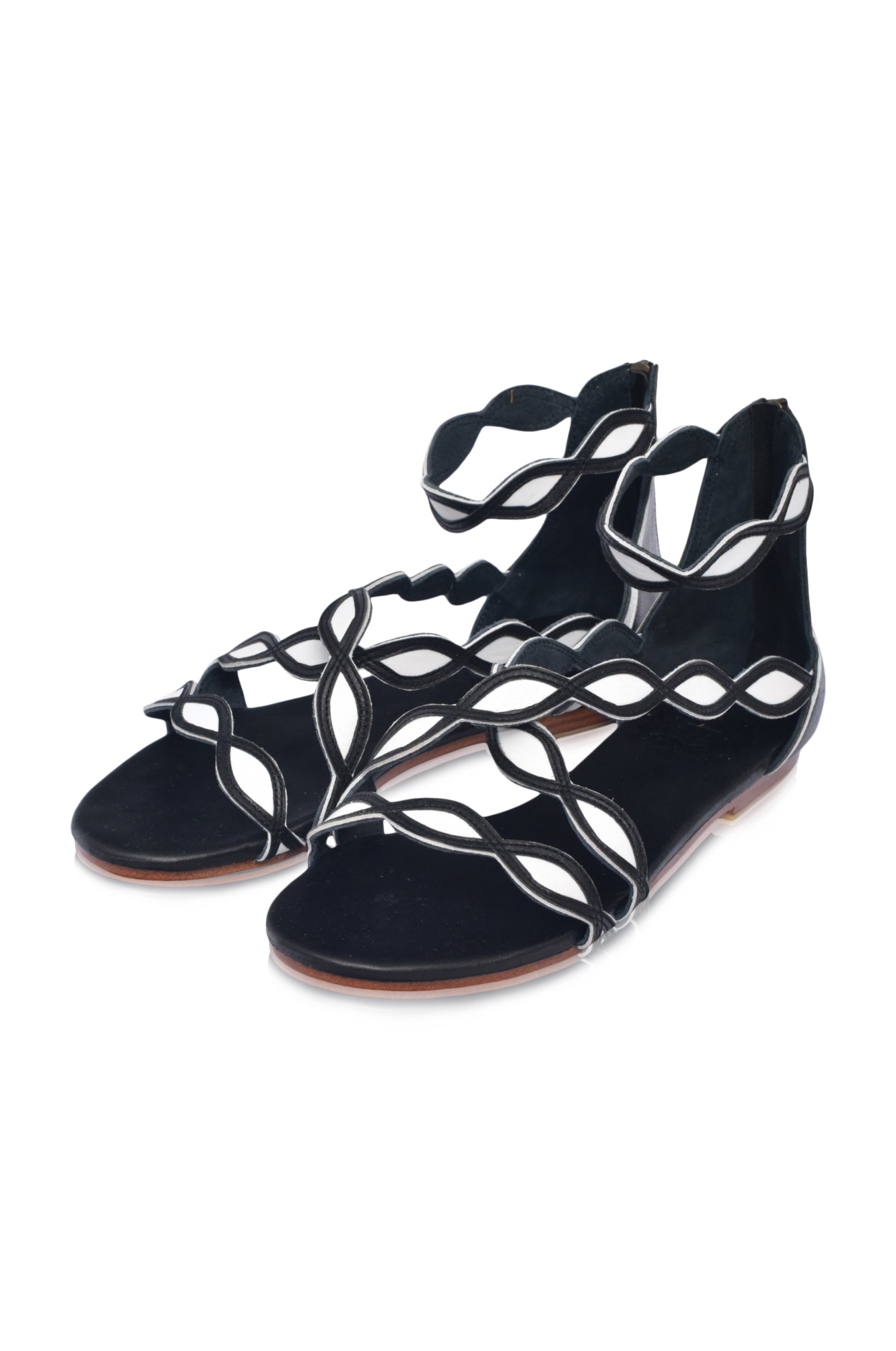 Blossom Leather Sandals-6