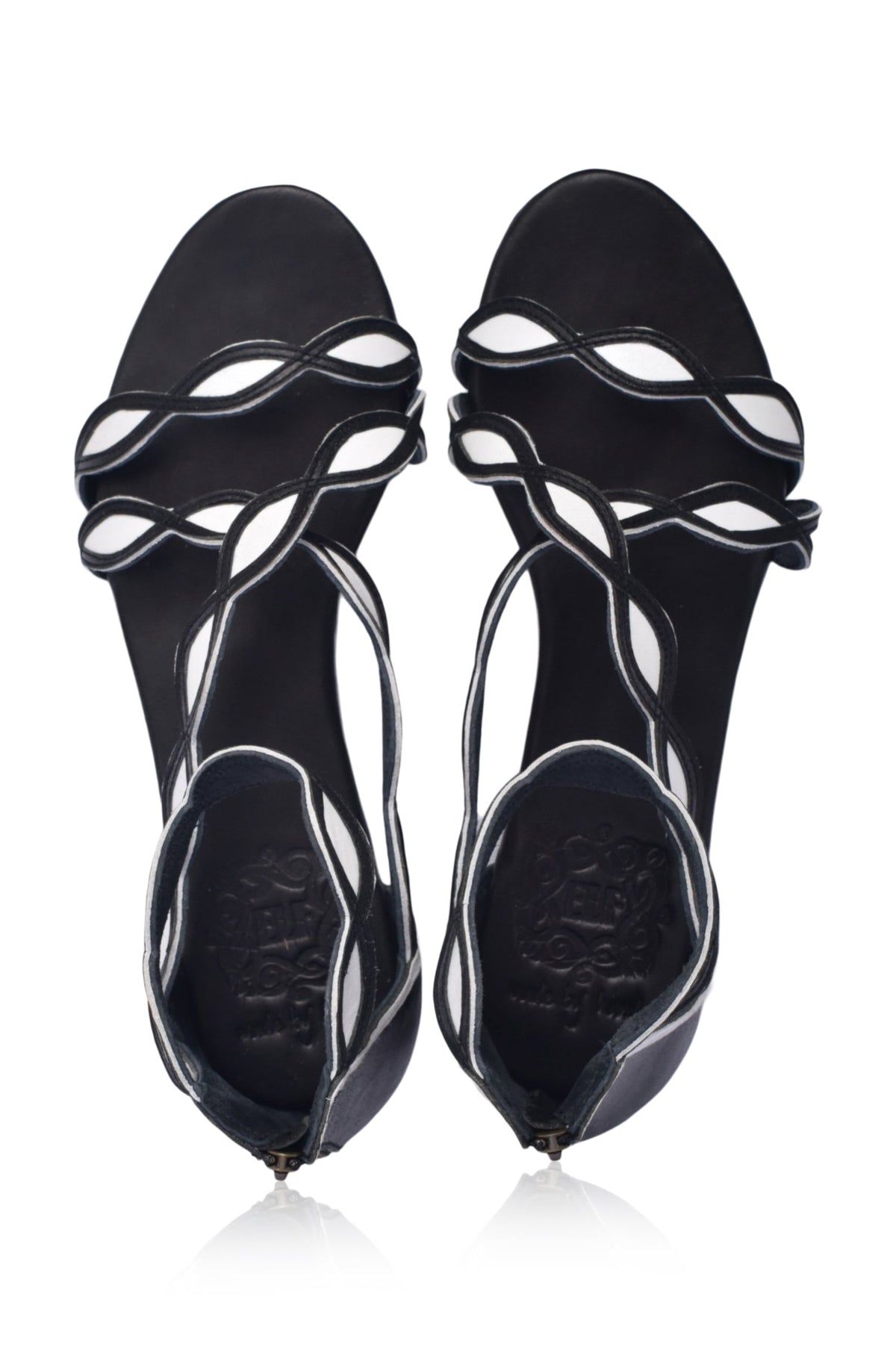 Blossom Floral Leather Sandals-4