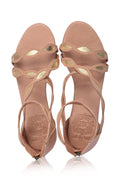 Blossom Floral Leather Sandals-1