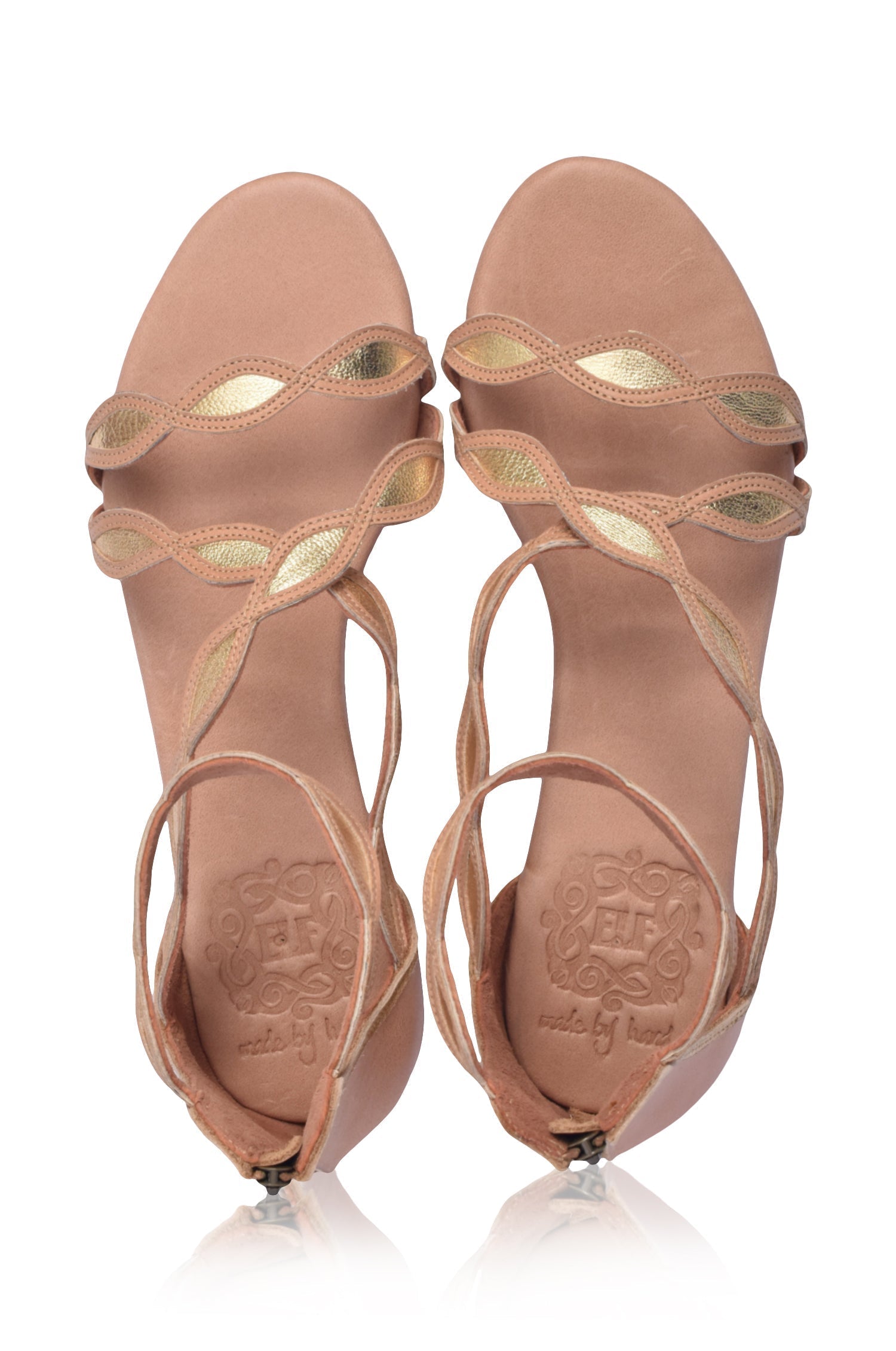 Blossom Floral Leather Sandals-7