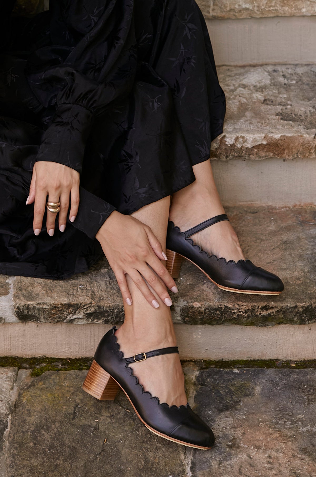 Bonita Mary Jane Leather Heels-0