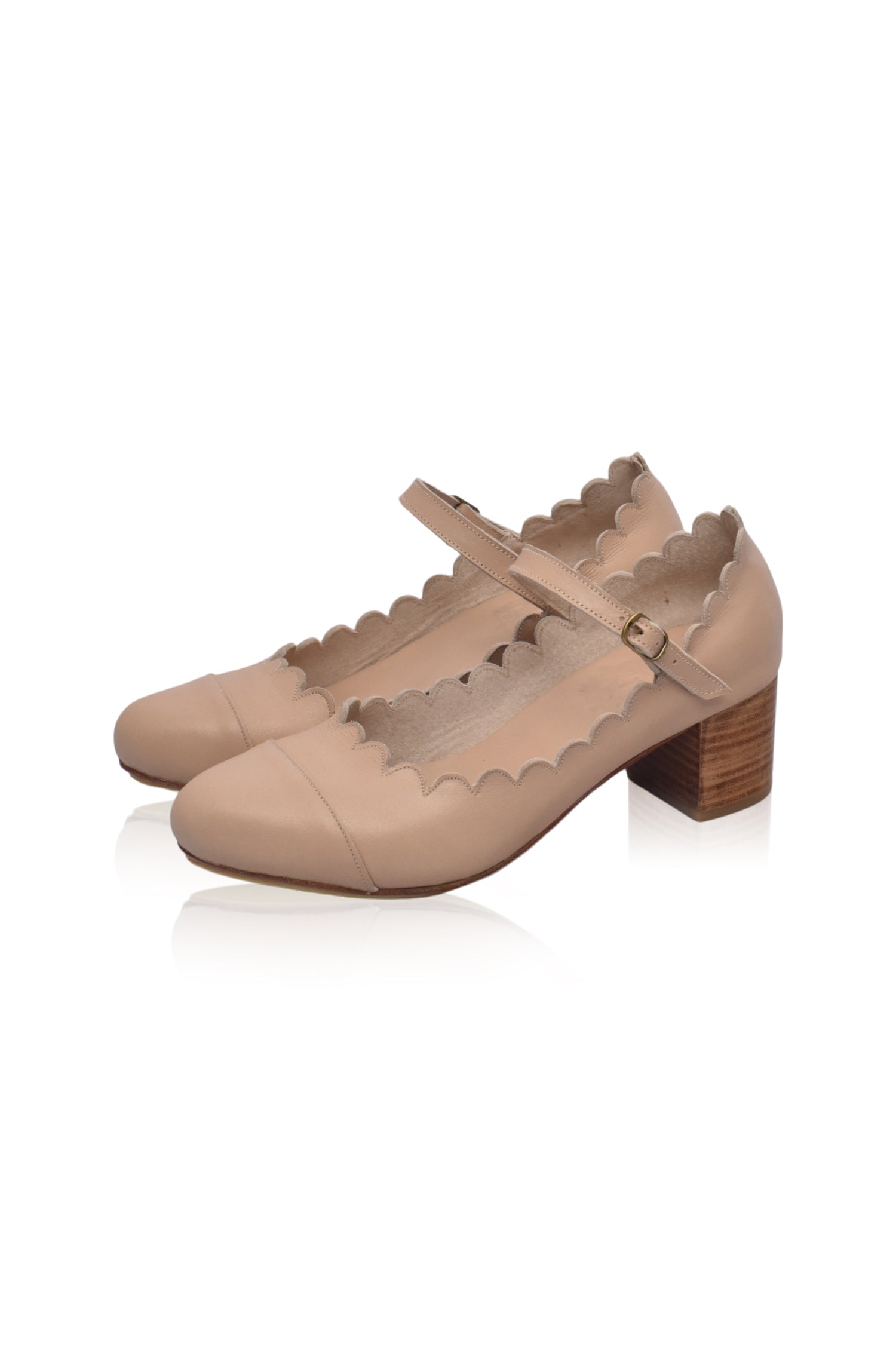 Bonita Mary Jane Leather Heels-3