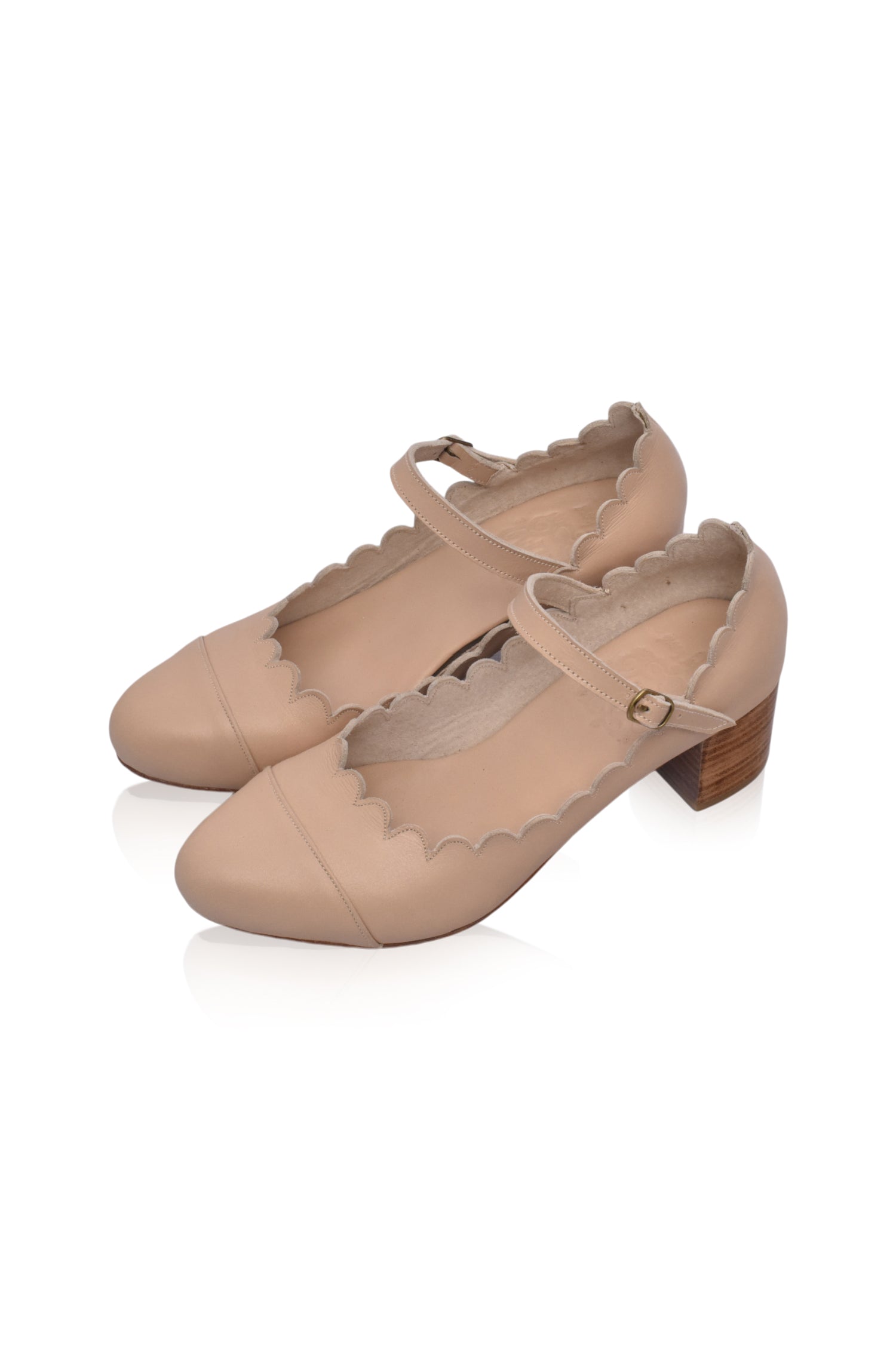 Bonita Mary Jane Leather Heels-4