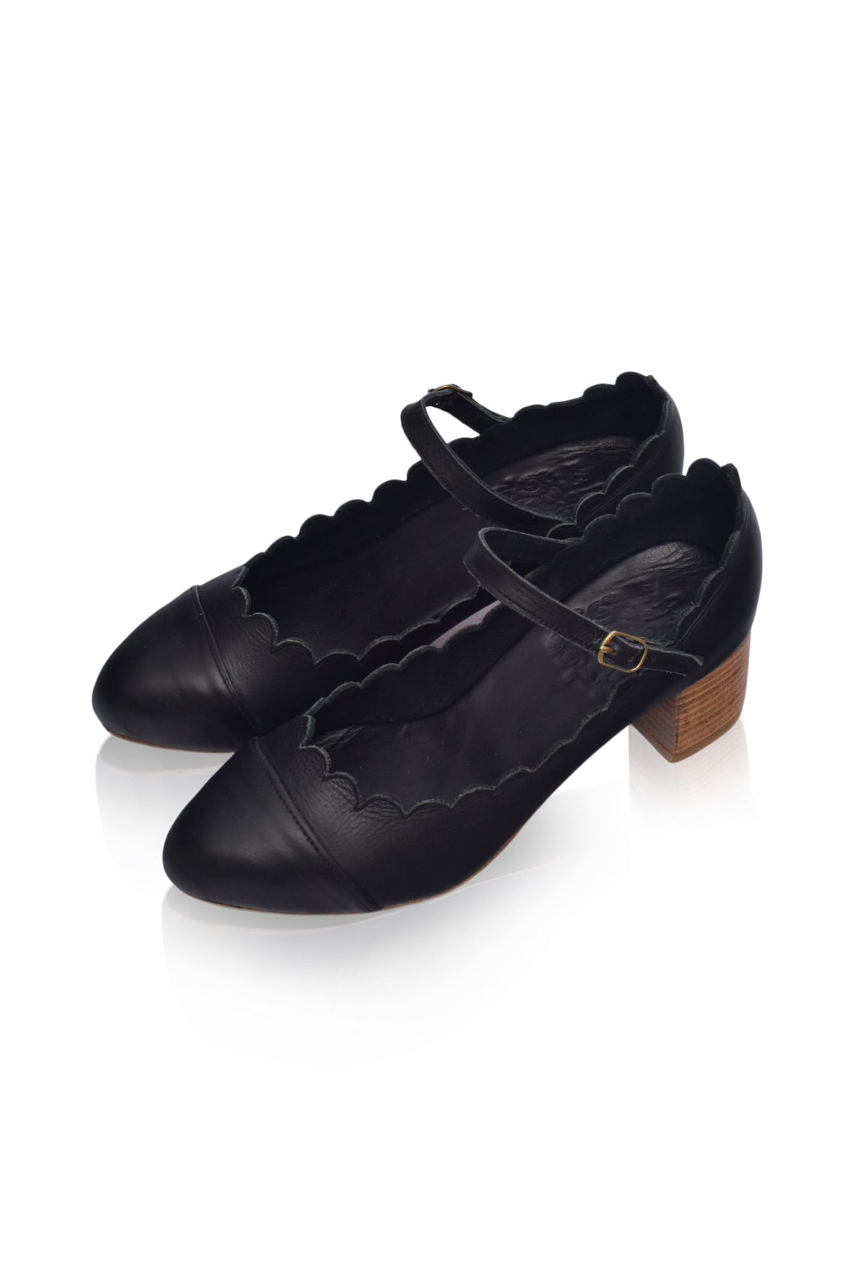 Bonita Mary Jane Leather Heels-3