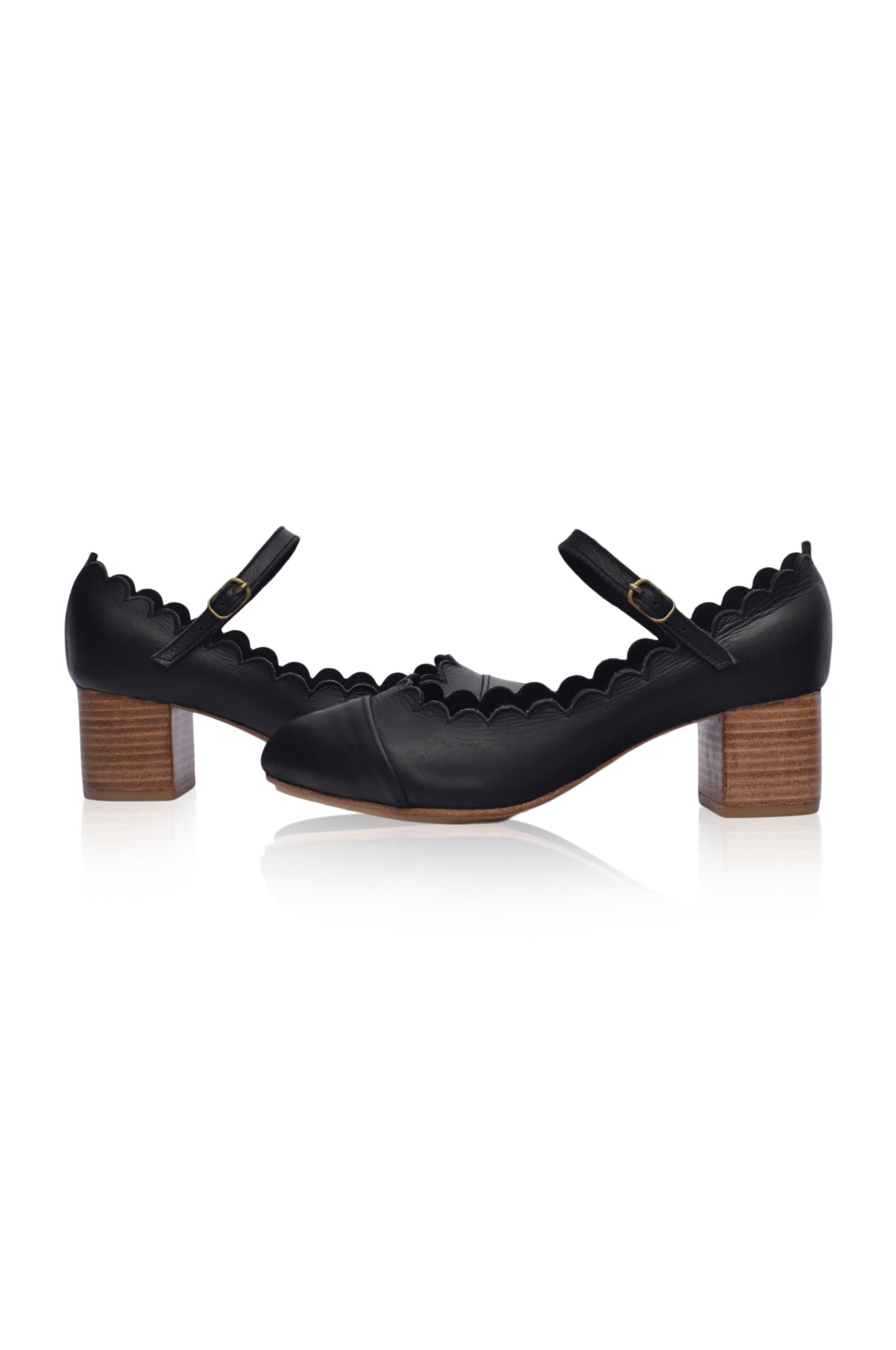 Bonita Mary Jane Leather Heels-4