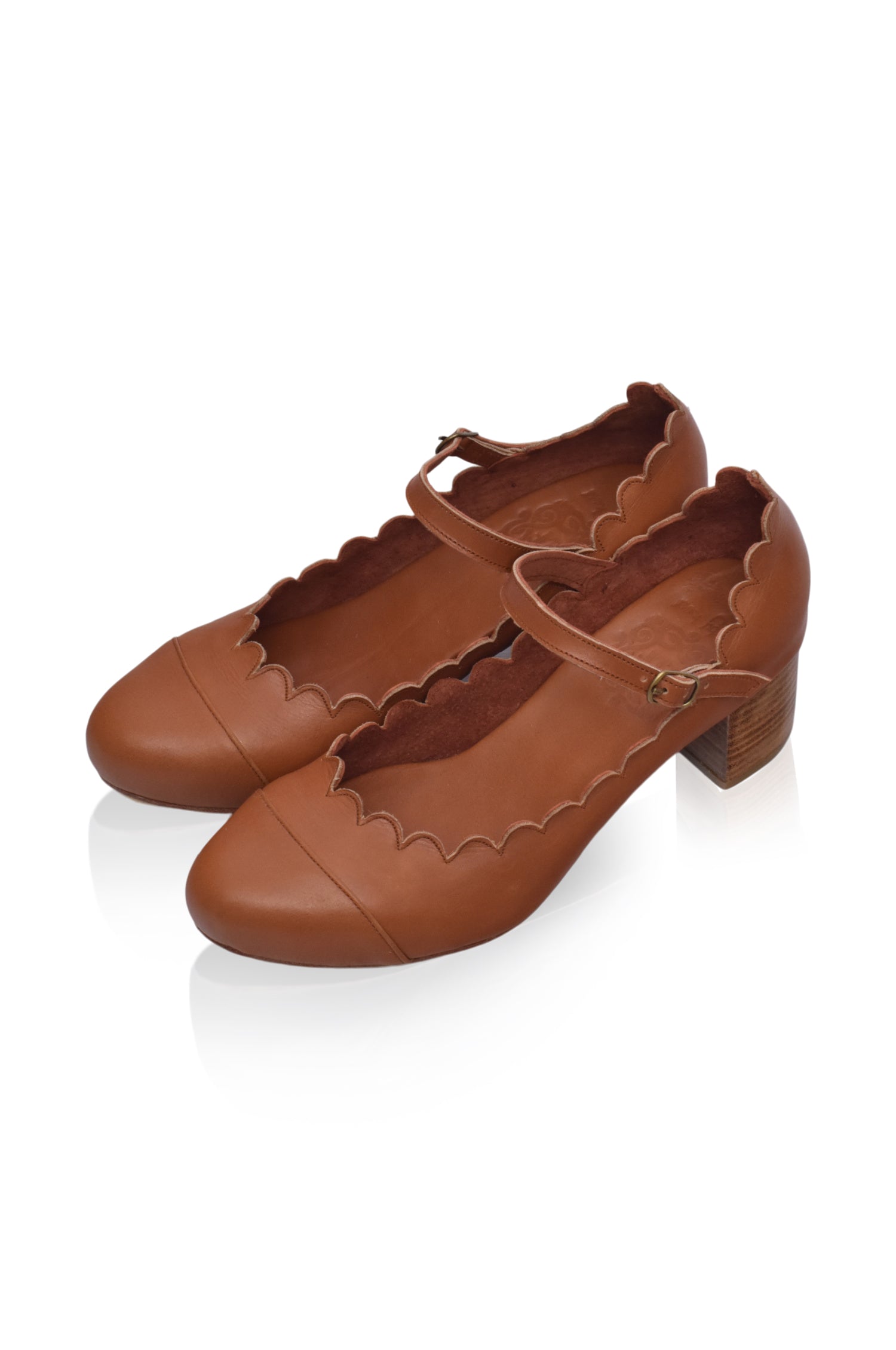 Bonita Mary Jane Leather Heels-2