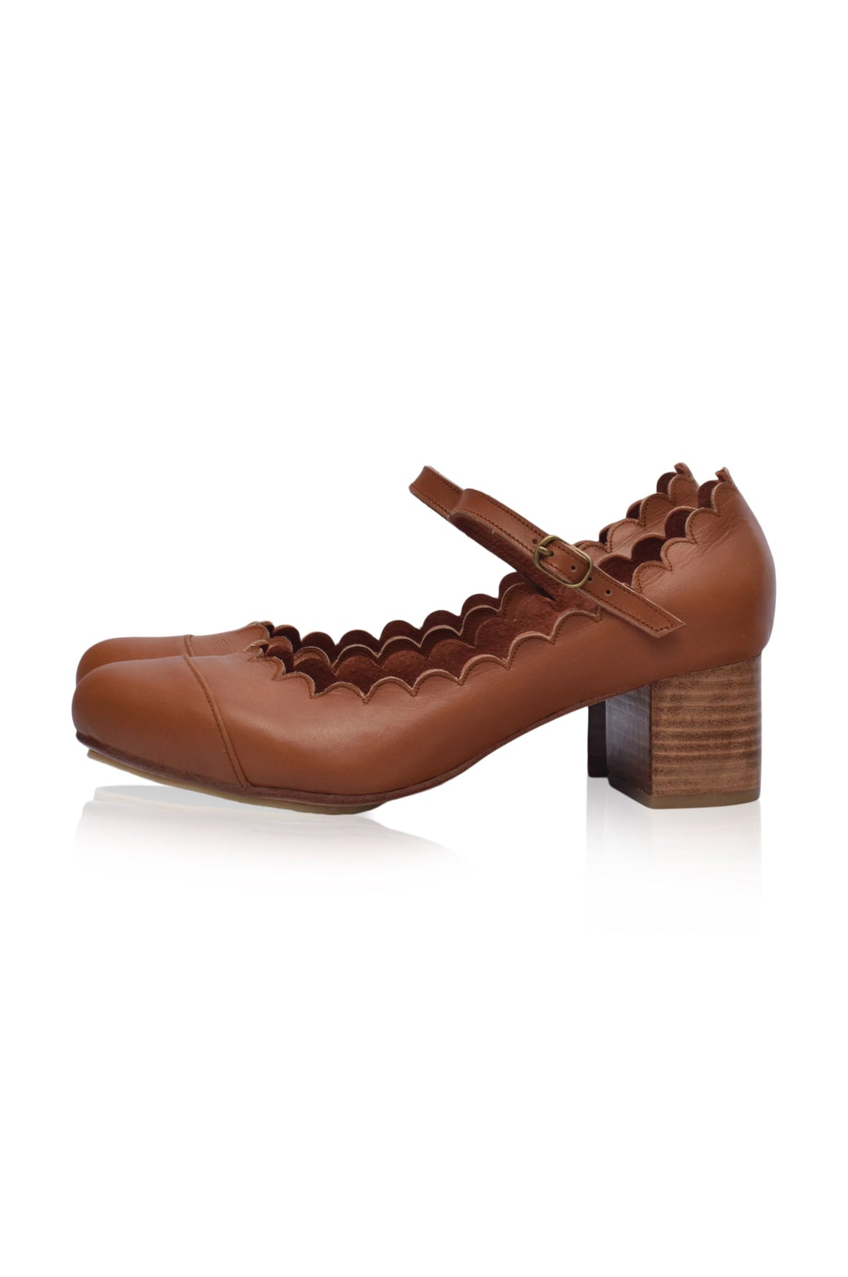 Bonita Mary Jane Leather Heels-6