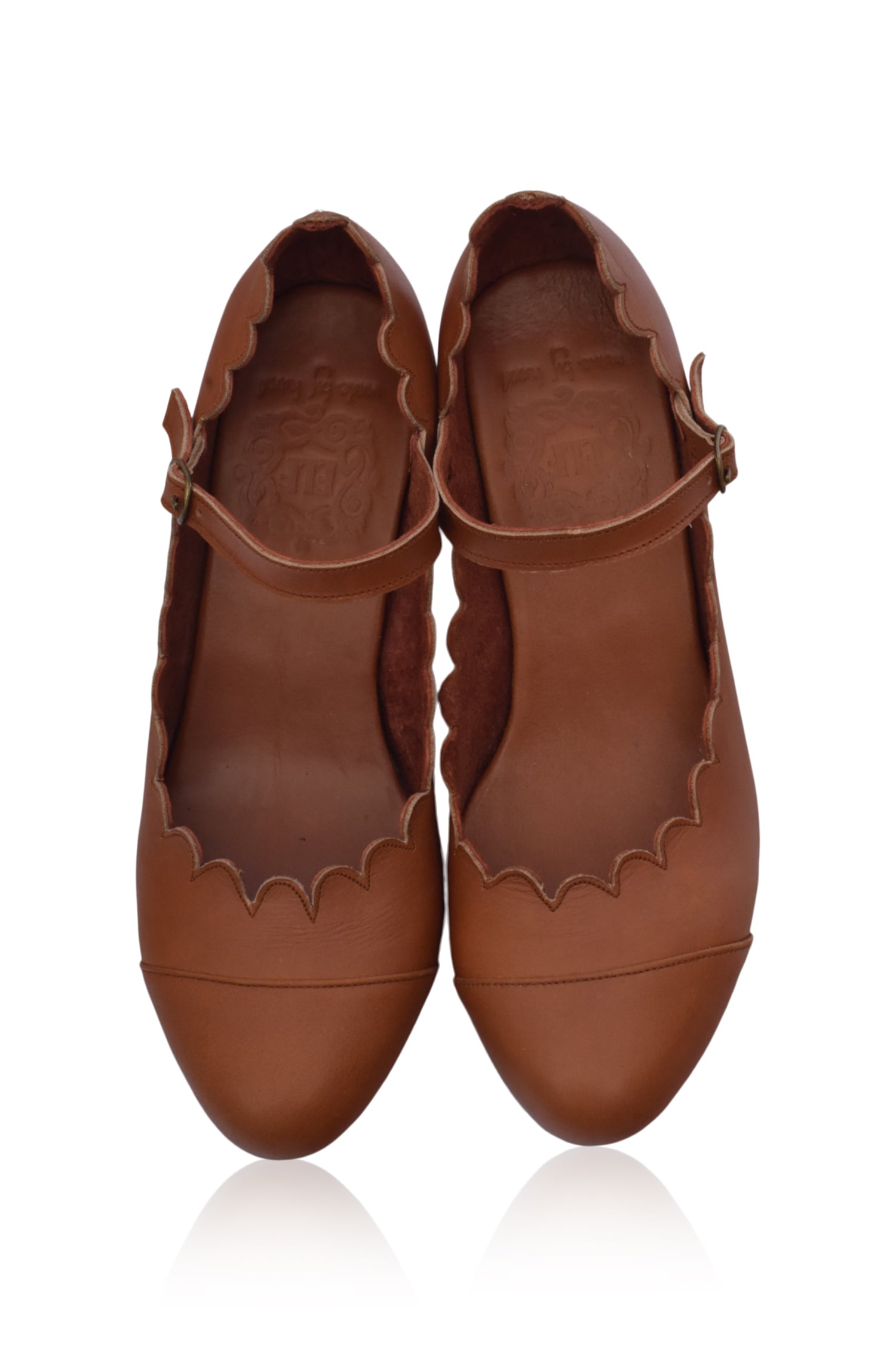 Bonita Mary Jane Leather Heels-3