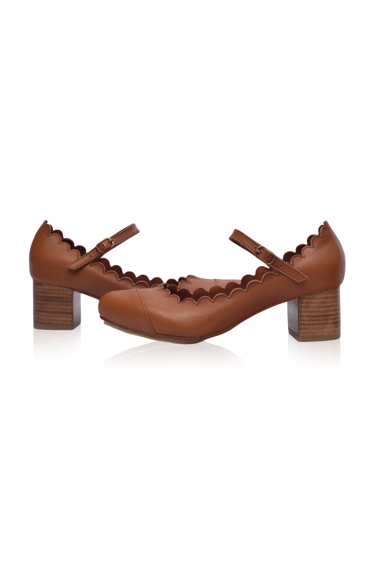 Bonita Mary Jane Leather Heels-4