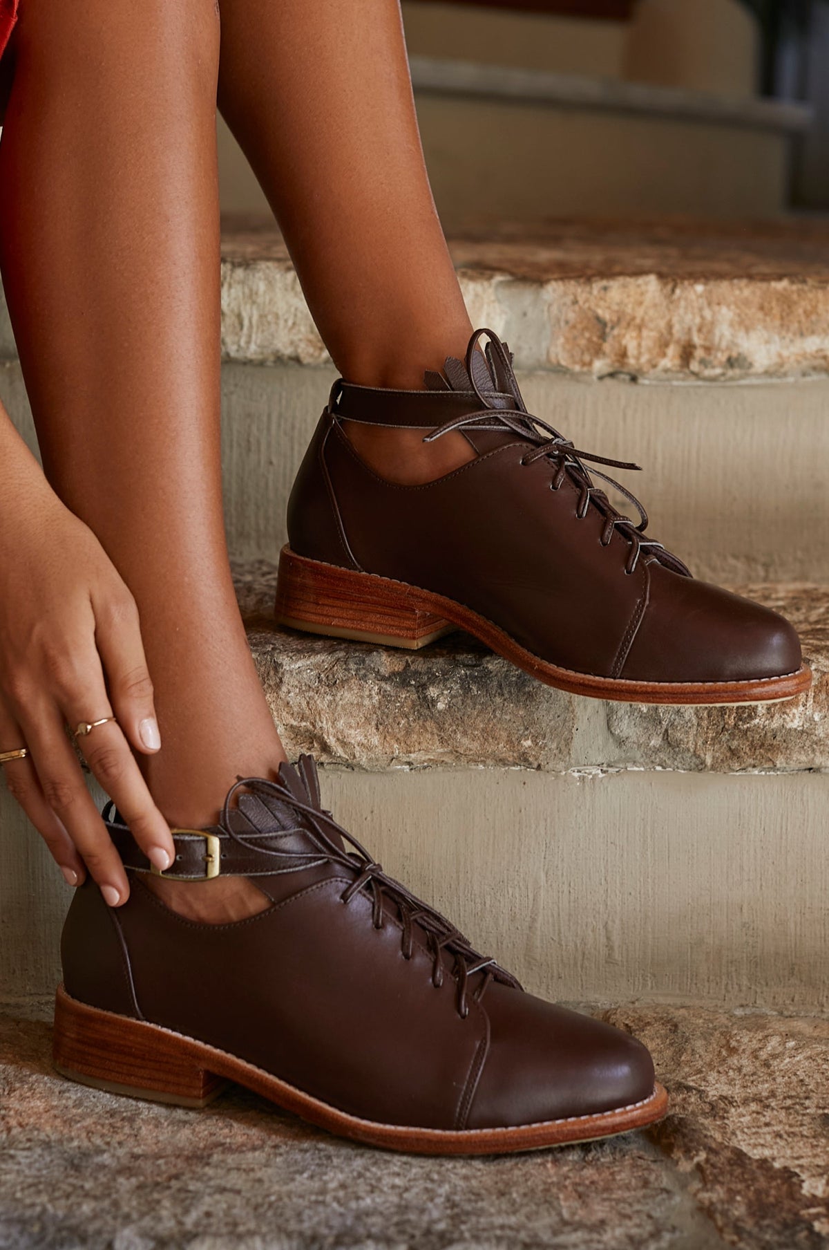 Boston Leather Oxfords-0