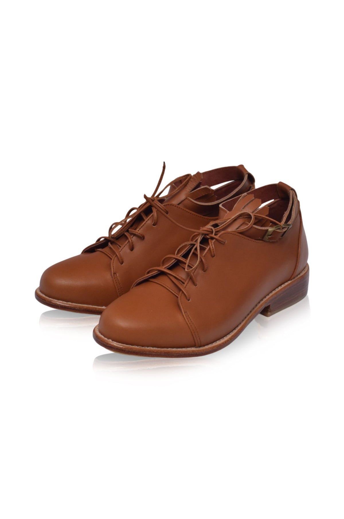 Boston Leather Oxfords-6