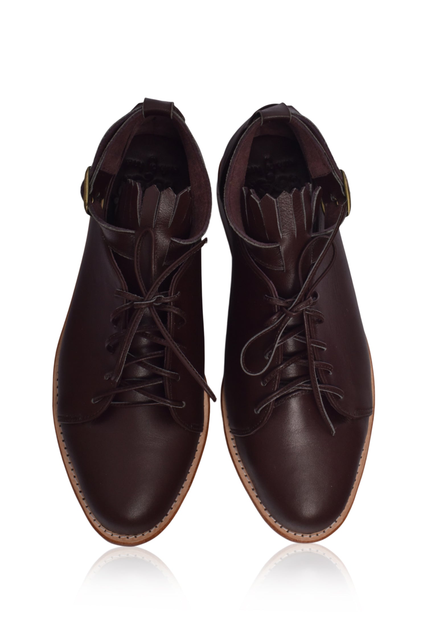 Boston Leather Oxfords-3
