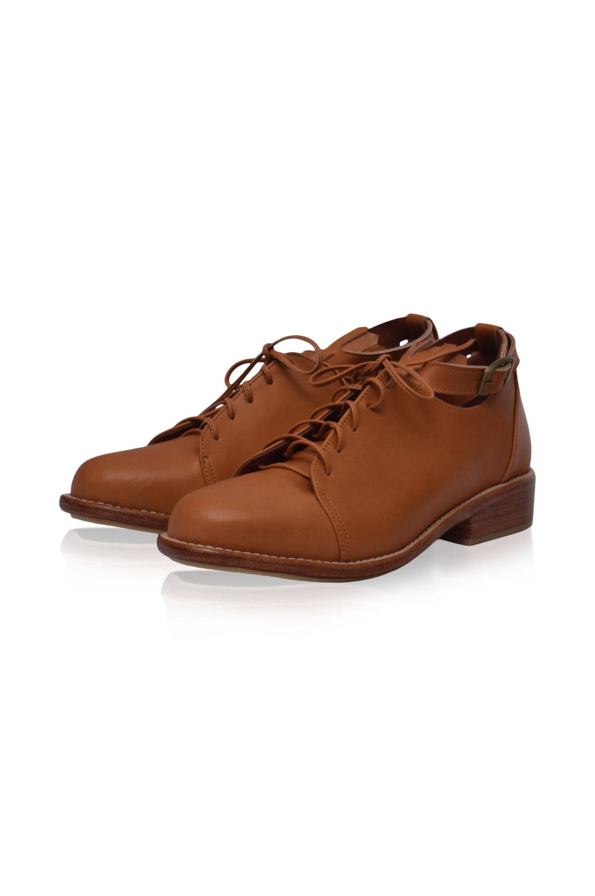 Boston Leather Oxfords-7