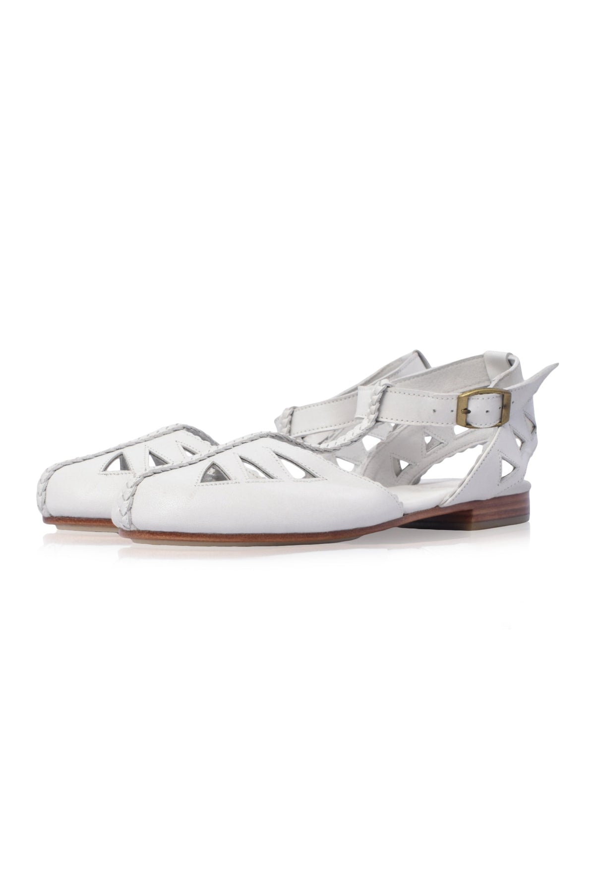 Bounty T-strap Leather Sandals-3