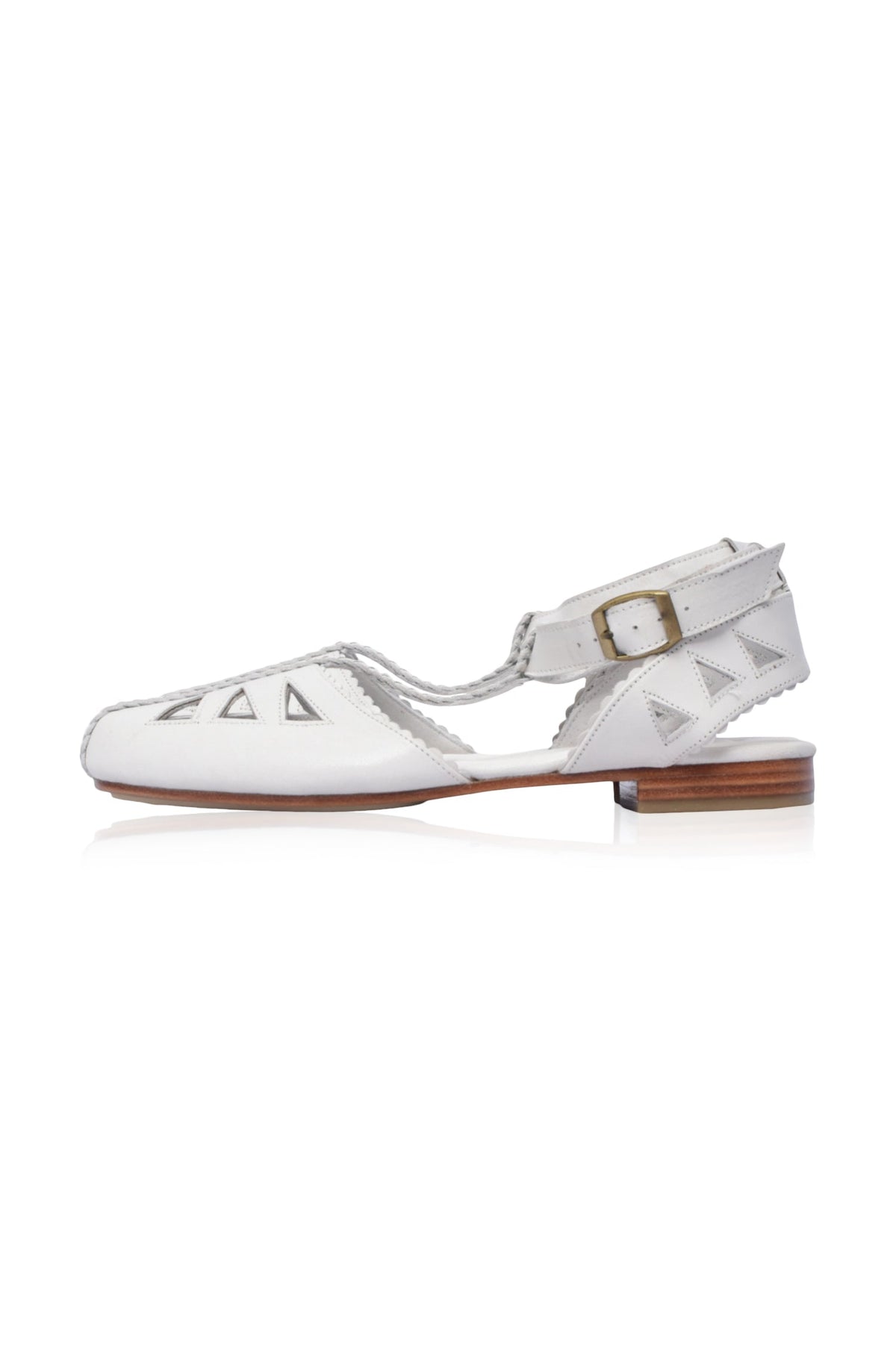 Bounty T-strap Leather Sandals-2