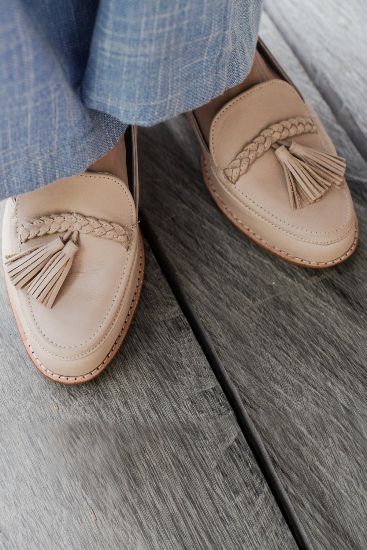 Brooklyn Leather Loafers with Tassel-0