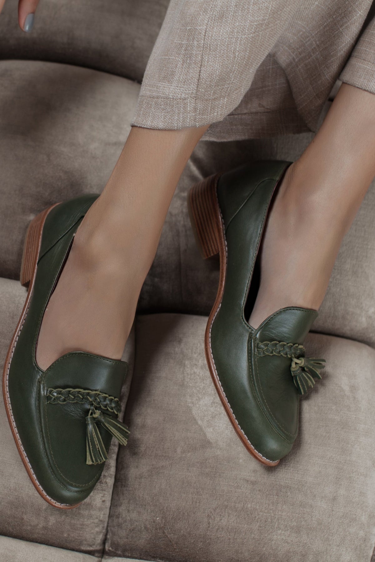 Brooklyn Leather Loafers with Tassel-0