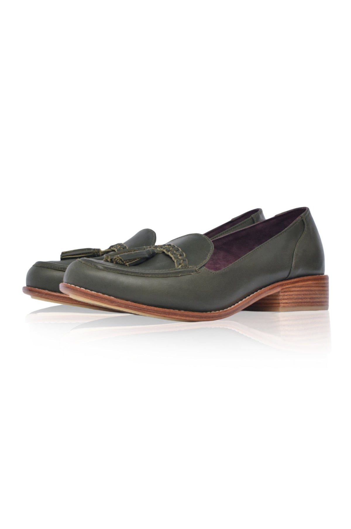 Brooklyn Leather Loafers with Tassel-4