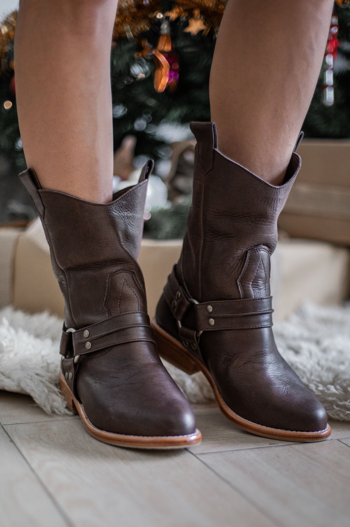 Cali Pull-On Leather Boots-0