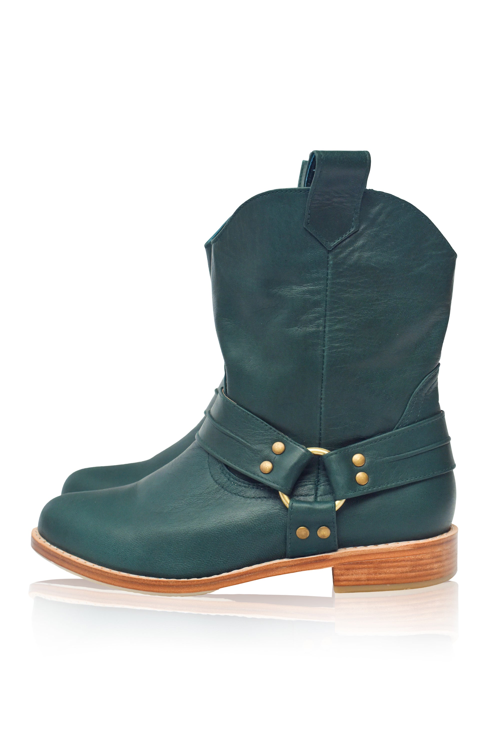 Cali Pull-On Leather Boots-2
