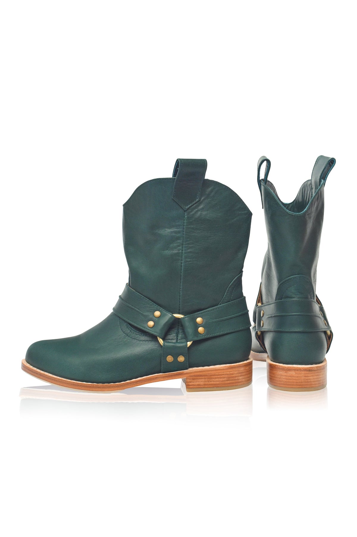 Cali Pull-On Leather Boots-3