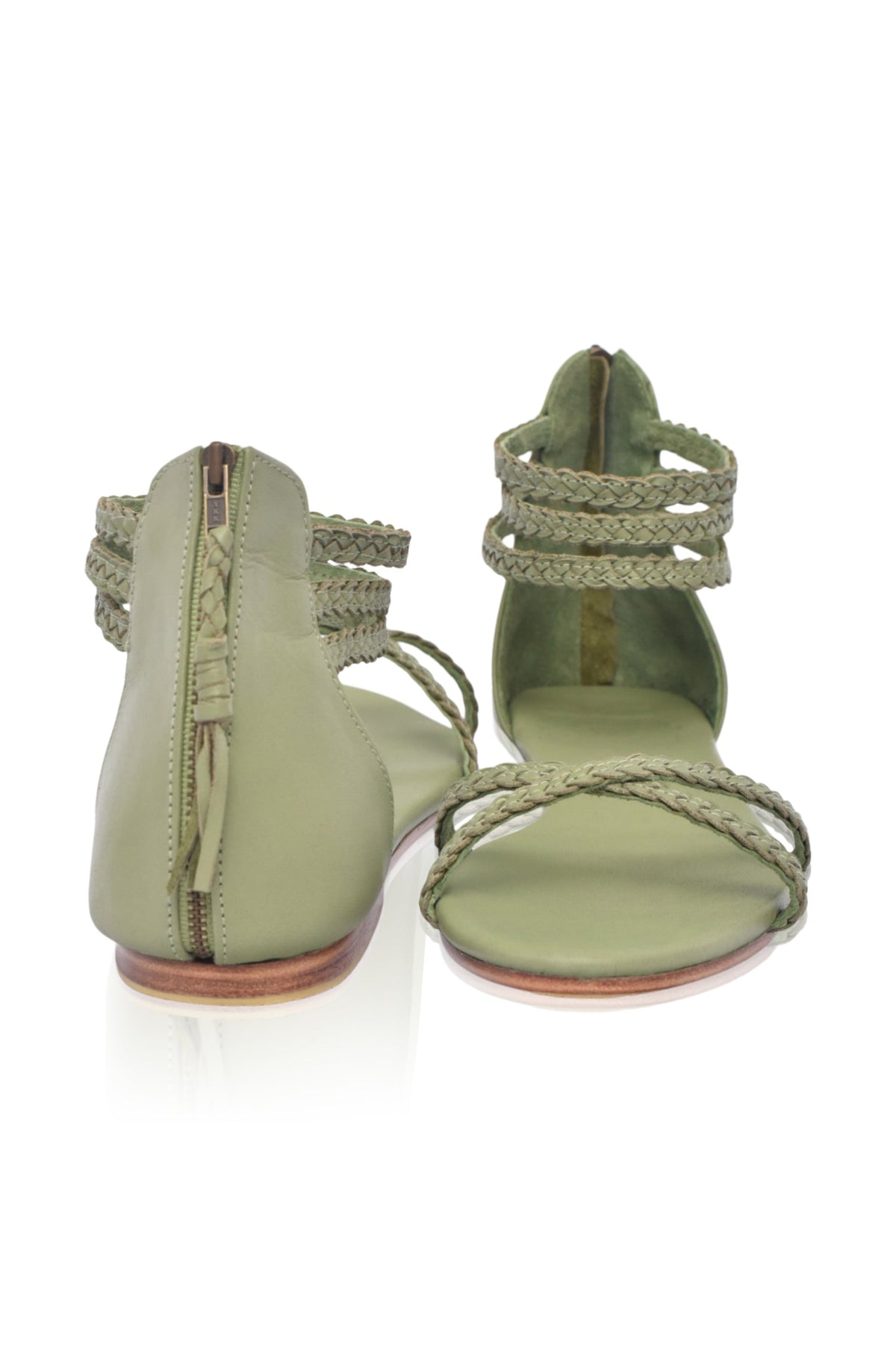 Calypso Braided Leather Sandals-2