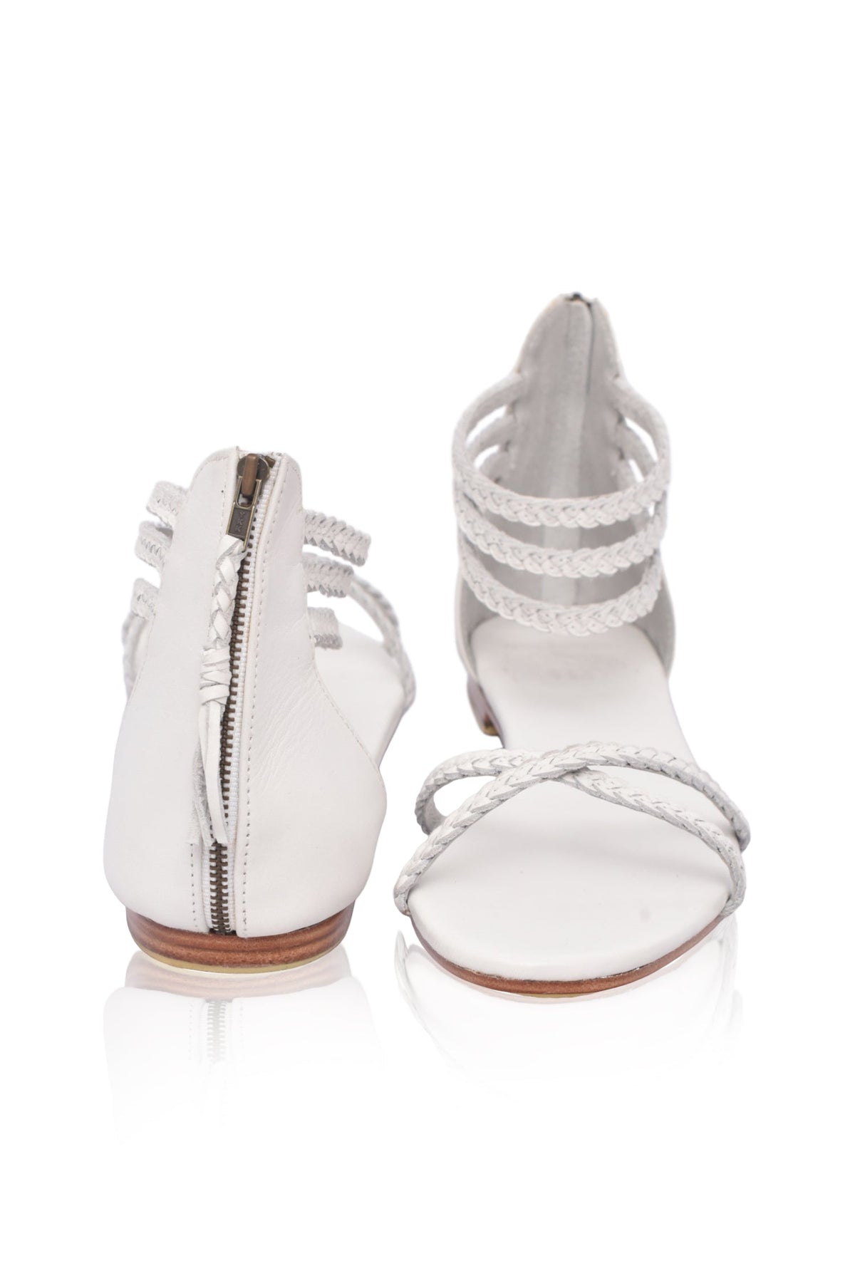 Calypso Braided Leather Sandals-3