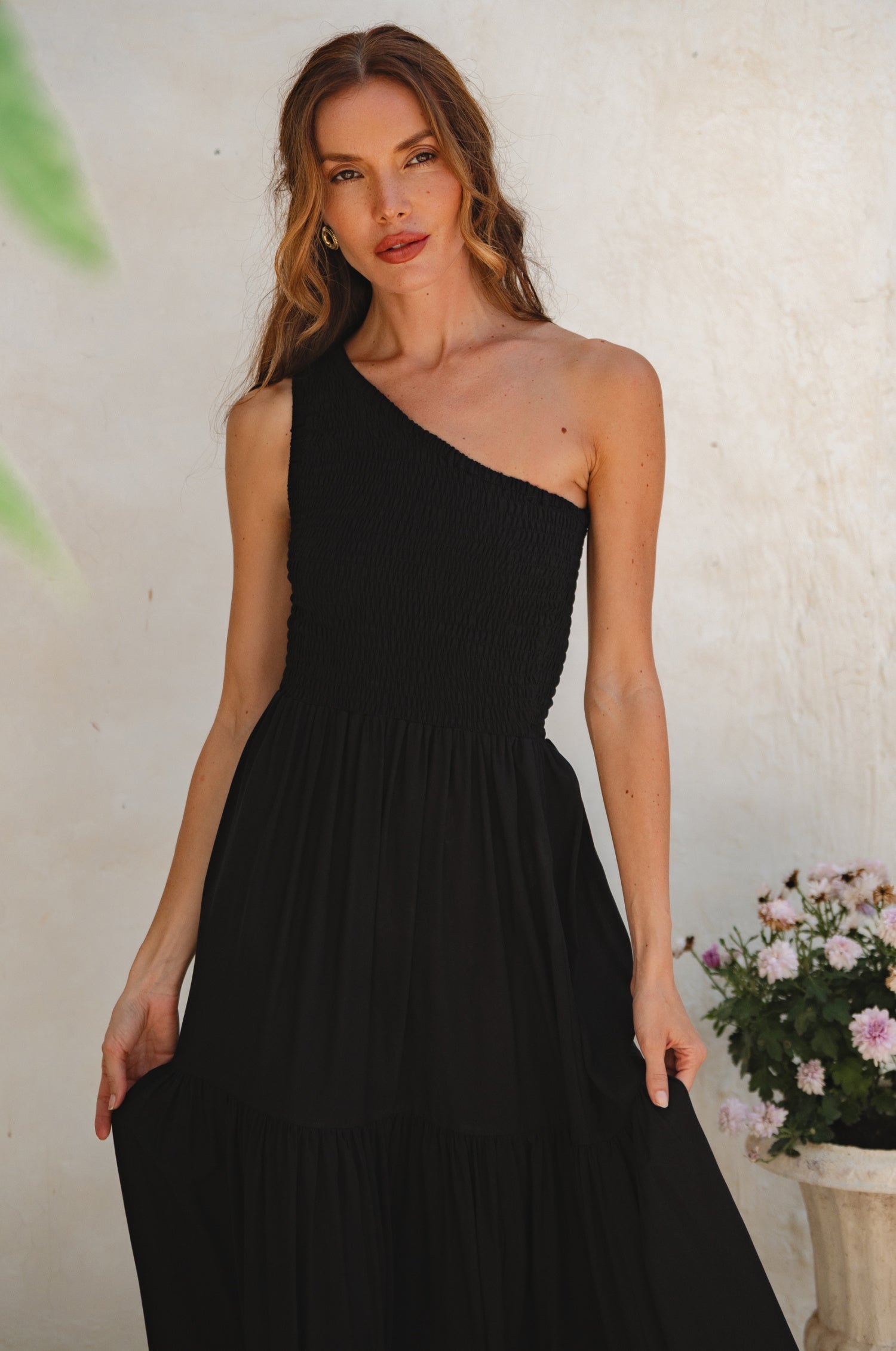 Cassandra One Shoulder Maxi Dress-3