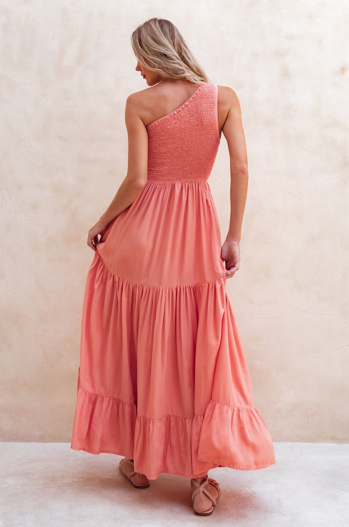 Cassandra One Shoulder Maxi Dress-2