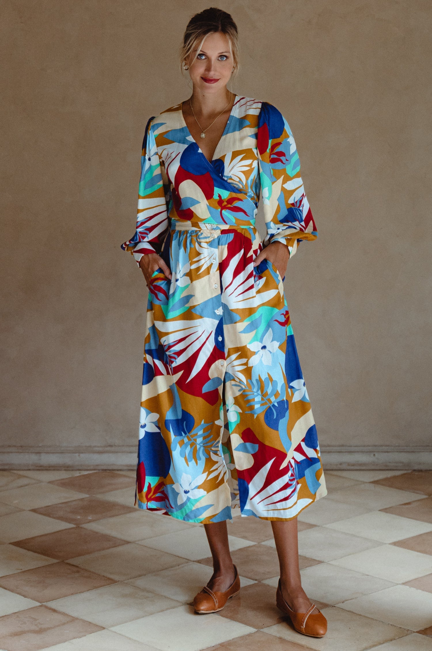 Celeste Convertible Midi Dress (Sale)-0