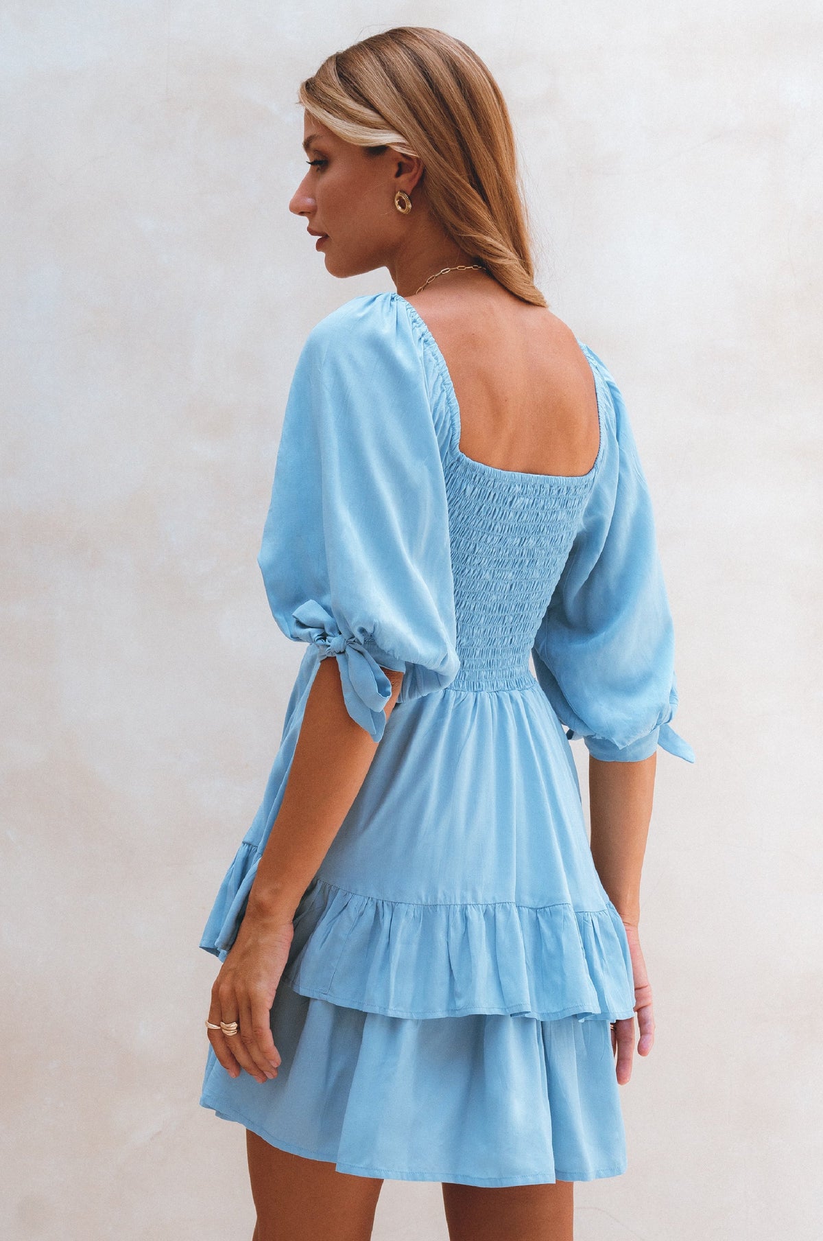 Cha-Cha Ruffle Mini Dress-3