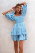 Cha-Cha Ruffle Mini Dress-0