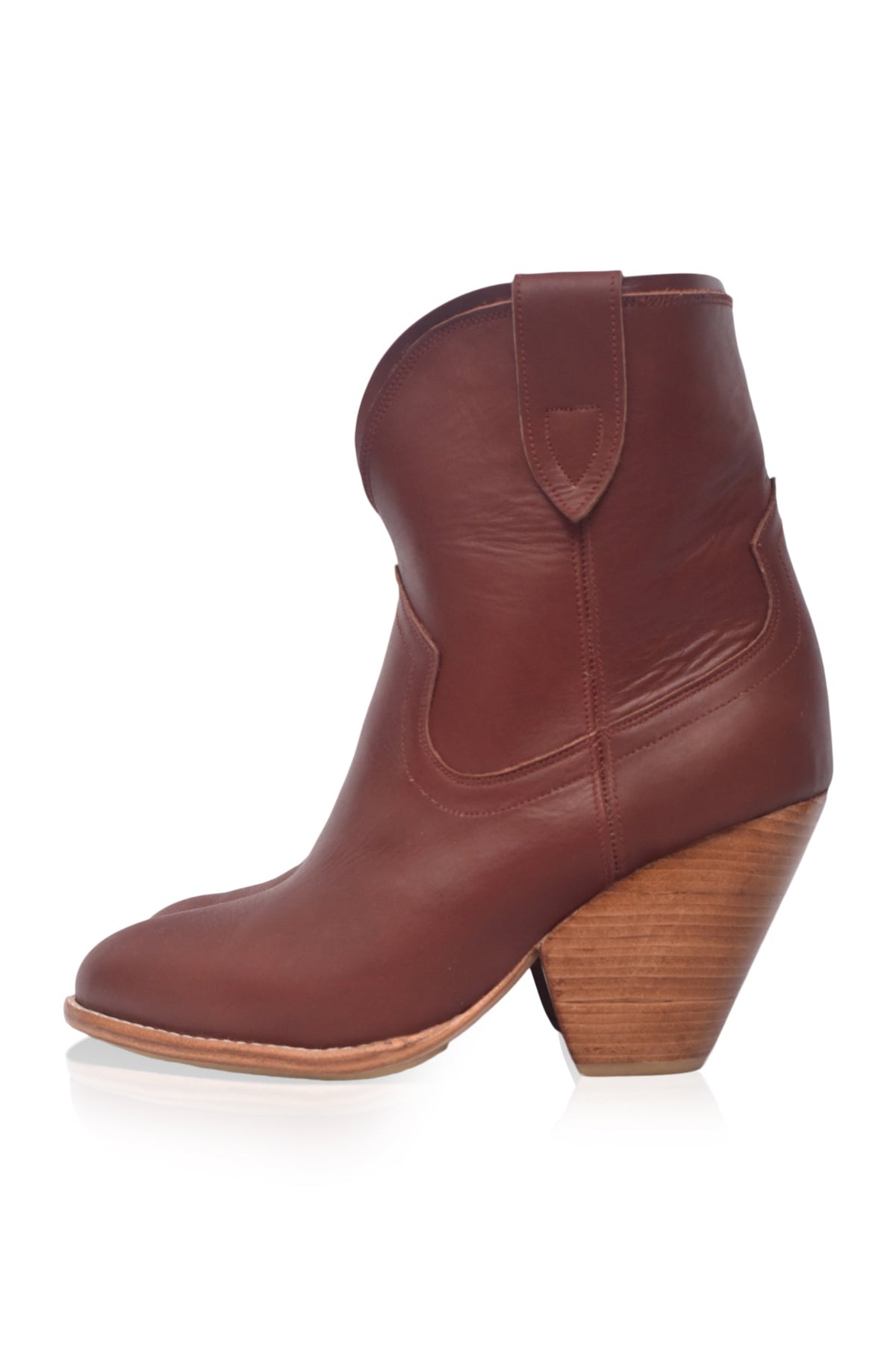 Charro Cowboy Leather Boots-2
