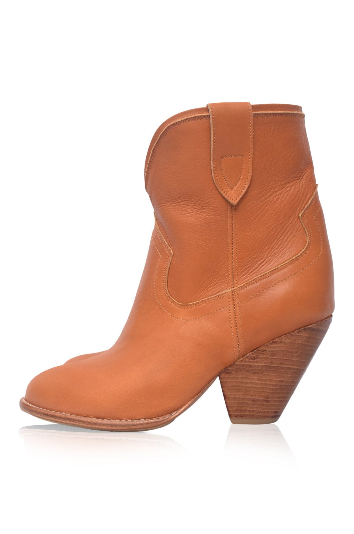 Charro Cowboy Leather Boots-2