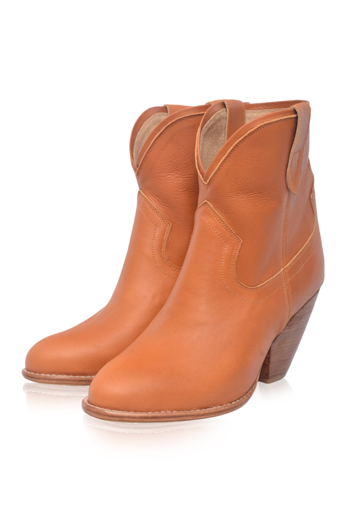Charro Cowboy Leather Boots-3