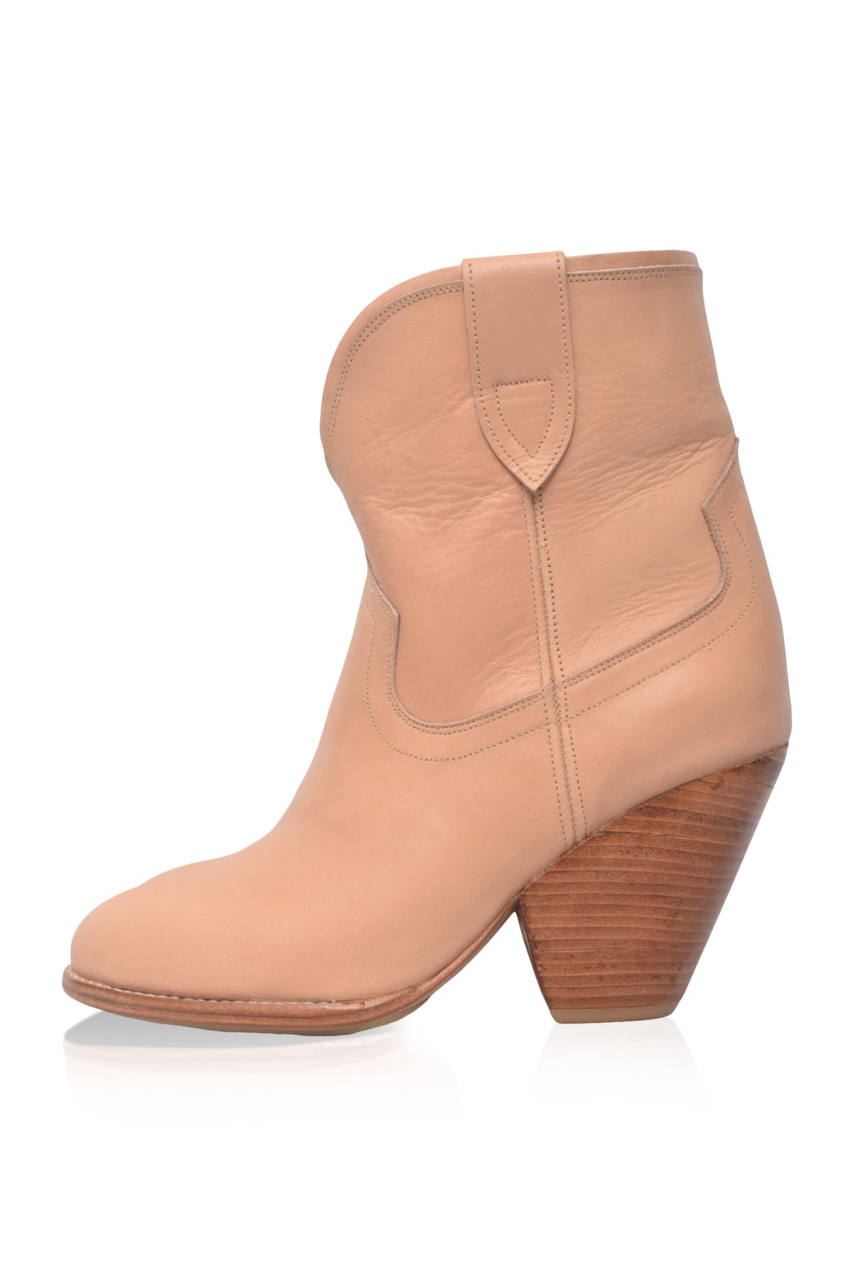 Charro Cowboy Leather Boots-2